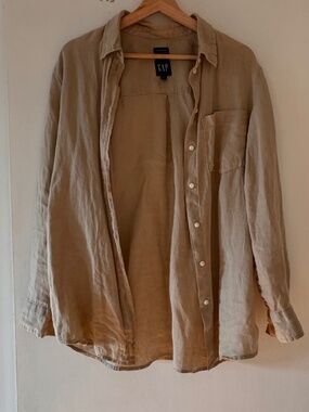 Gap Linen Boyfriend Shirt